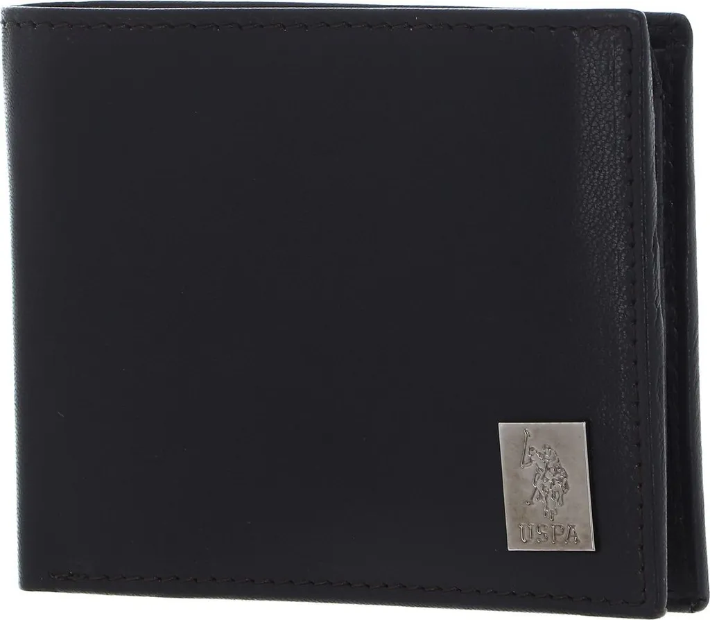 Étui Cartes de Crédit Horizontal Cuir Marron U.S. POLO ASSN. Voyage