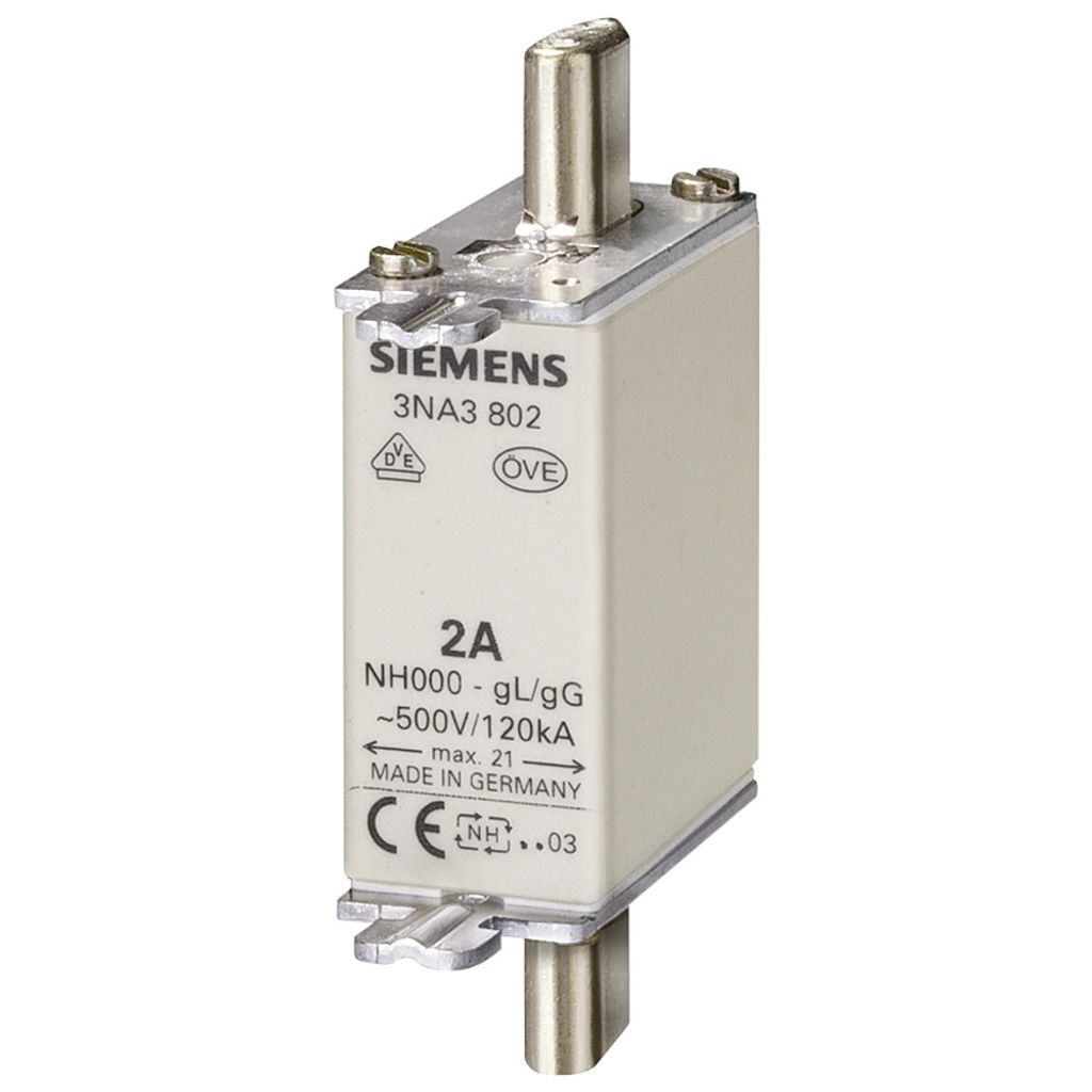 Siemens Indus.Sector NH-Sicherungseinsatz G000 25A 500AC/250DC 3NA3810