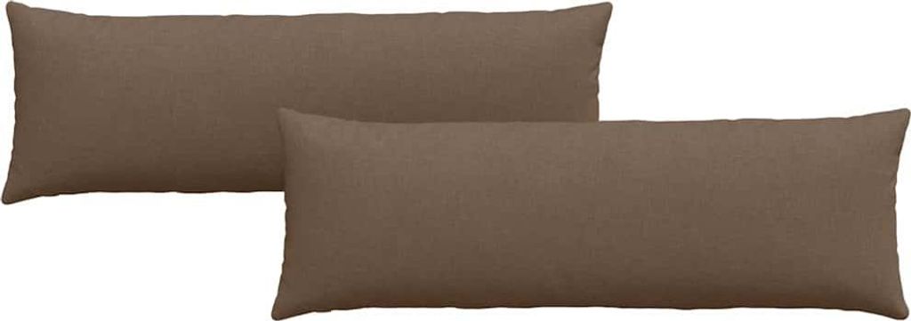 vidaXL Sofakissen 2 pcs Braun 120 x 40 cm Stoff