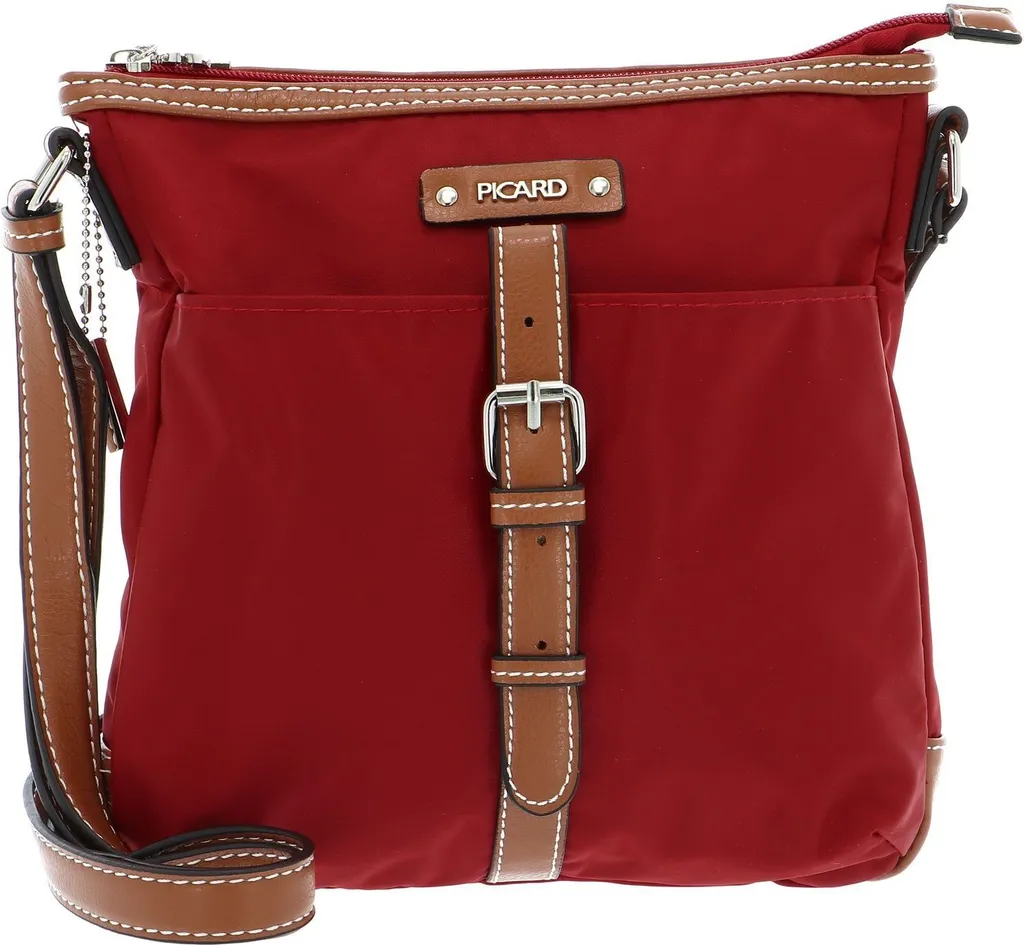 Sac à bandoulière Picard Sonja S rouge - Petit sac cuir chic et pratique