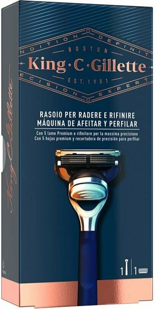 Manueller Rasierapparat King C Gillette Gillette King Blue