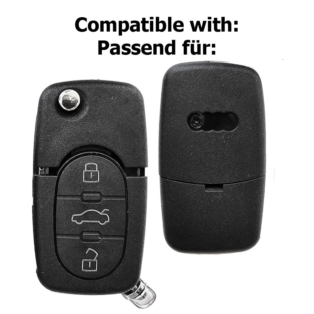 Silikon Schlüssel hülle Abdeckung Hülle für Audi A4 B7 A6 C6 4F 8V A3 8P A1