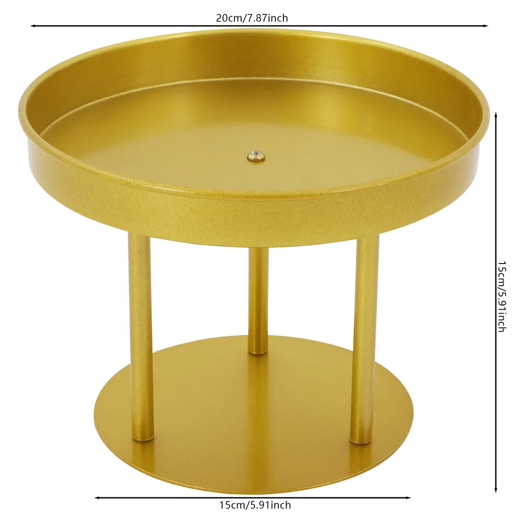 Porte-Fleurs Rond Géométrique 20x15cm, Structure Stable en Métal - 10Pcs