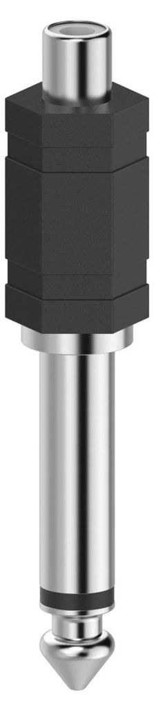 Hama Audio-Adapter Cinch - 6,3mm-Klinke, Mono