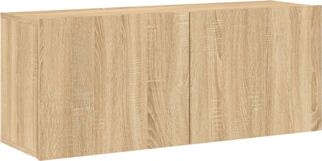 TV-Wandschrank Sonoma-Eiche 100x30x41 cm