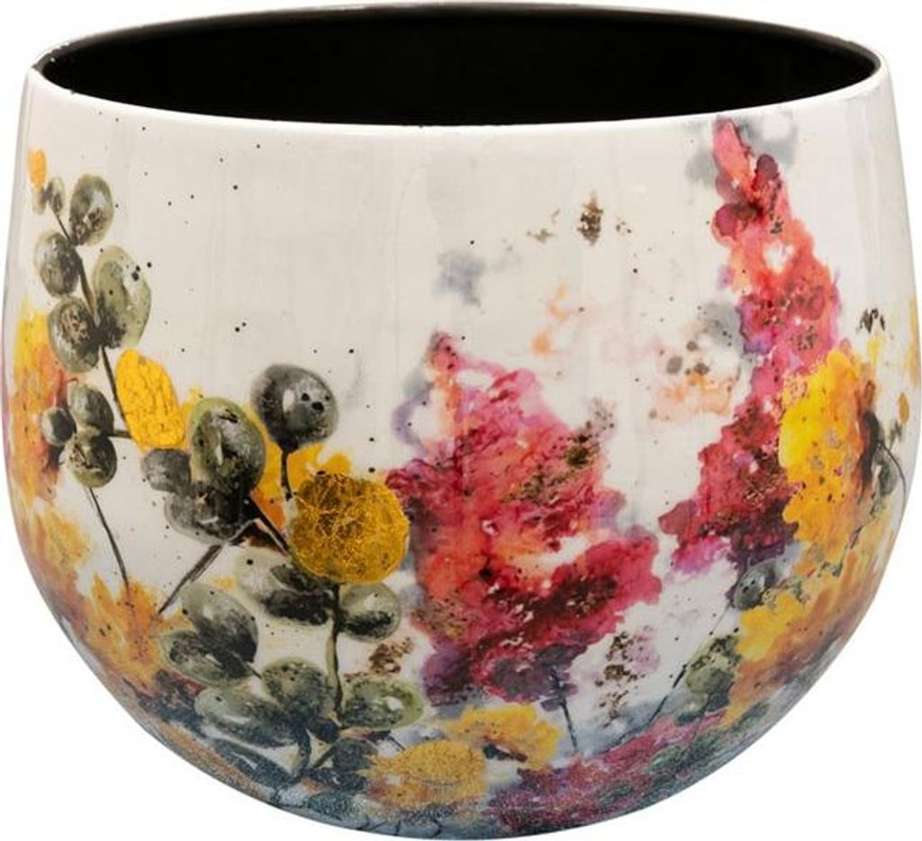 Kolekcja TS – Blumentopf Floral white – 17 x 15 Zdjęcie produktu 