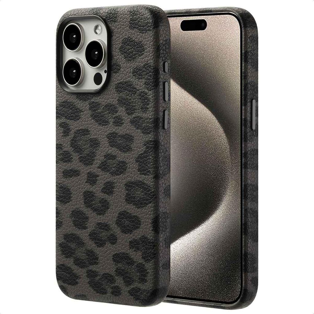 Selencia Sabi Backcover con motivo leopardato e MagSafe Immagine del prodotto 