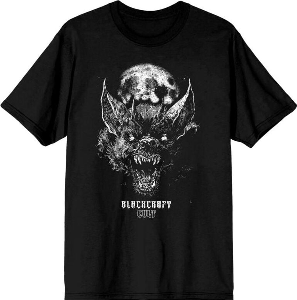 Blackcraft Cult T-Shirt Herren Bat Face Tee schwarz L