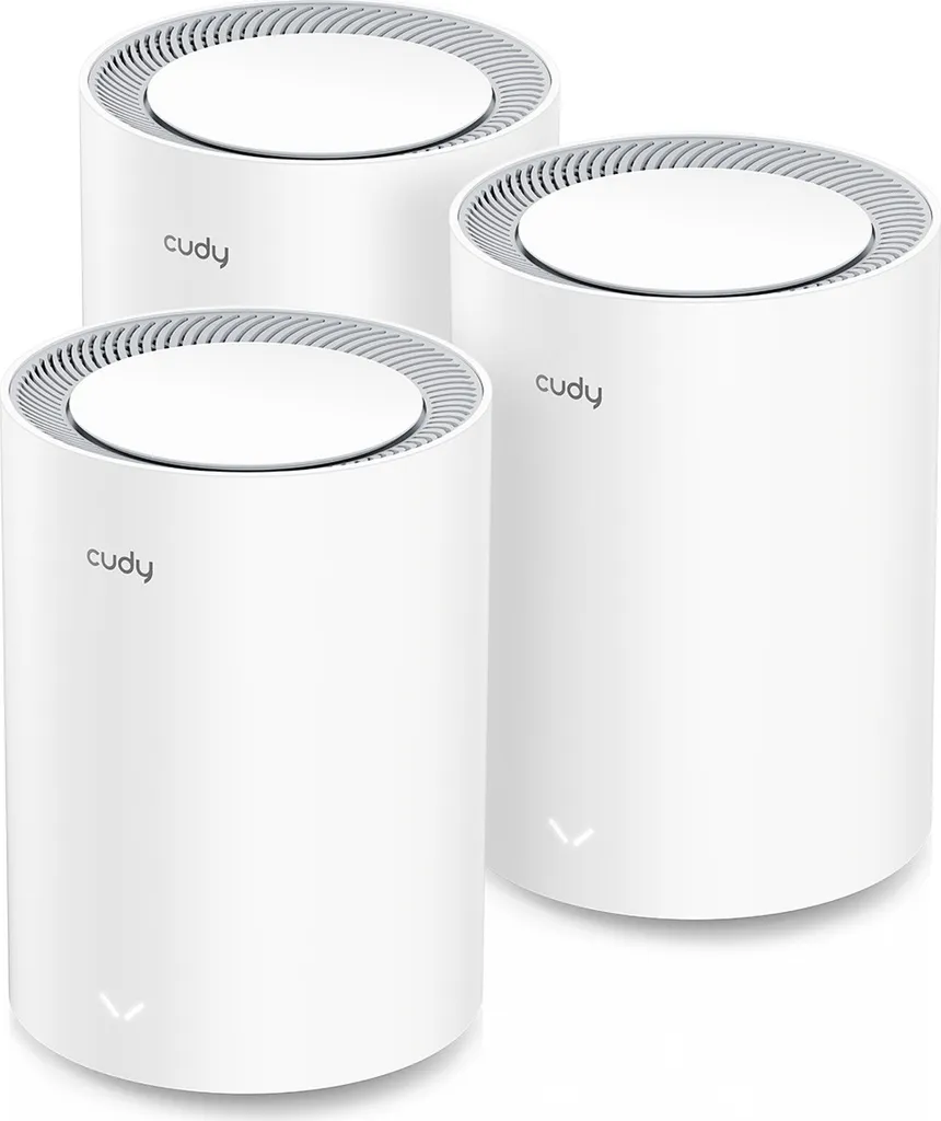 Cudy Mesh Solution M3000 AX3000 Pack de 3 Wi-Fi 6 Gigabit 2,5G Blanc