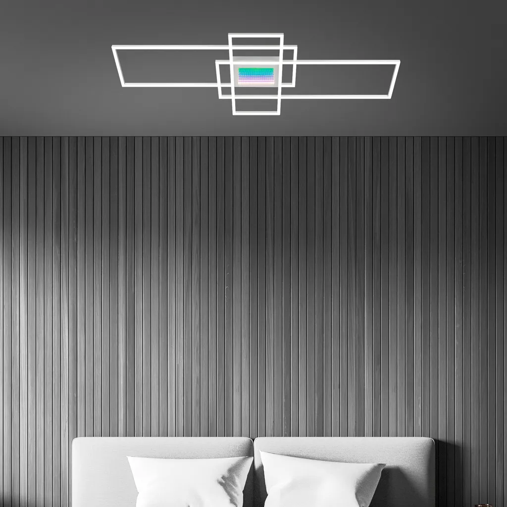 Plafonnier LED Misy contre l'Éclairage Terne : Effet Miroir et Variable - 7
