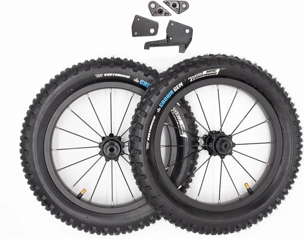 Roues 14 pouces Kids Ride Shotgun Dirt Hero avec moyeux ultra-fluides