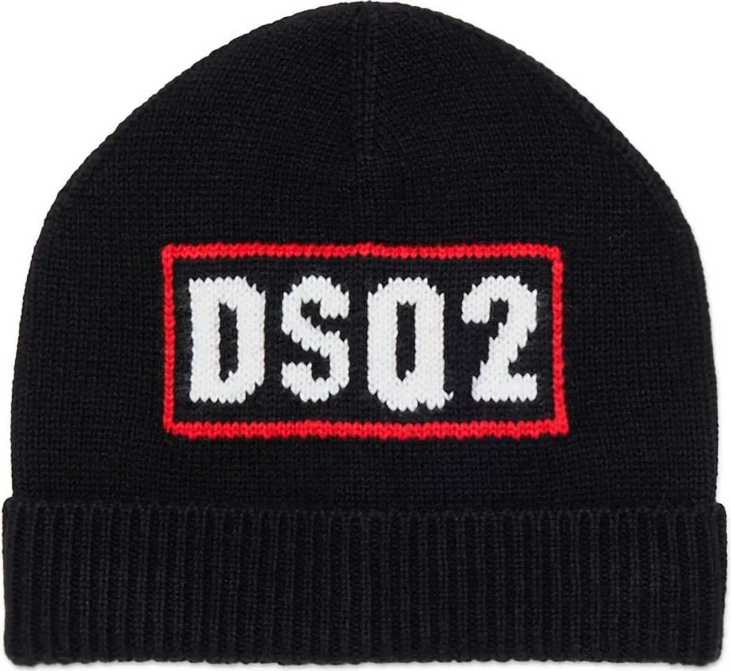 Casquette Enfant Confortable Dsquared2 Kids DQ3122 Noir - Anti-Frottement