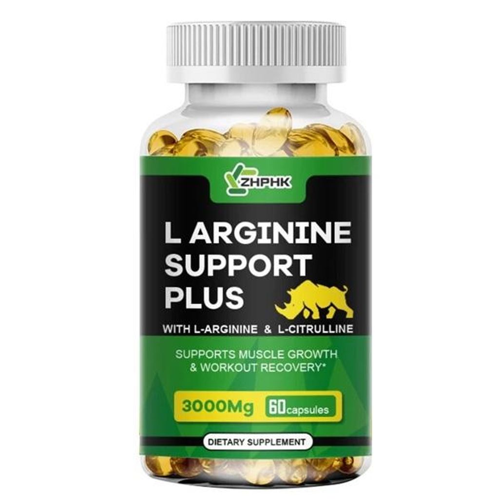 L-Arginine 3000mg (60 Kapseln) Nahrungsergänzungsmittel, Kraft, Stärke, Ausdauer, Sexuelle Gesundheit, Libido, Muskeln, Männergesundheit