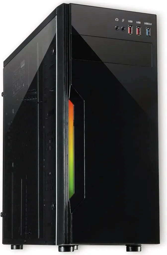 Boîtier PC Inter-Tech Geh Midi B-42 RGB pour configuration gaming - 3