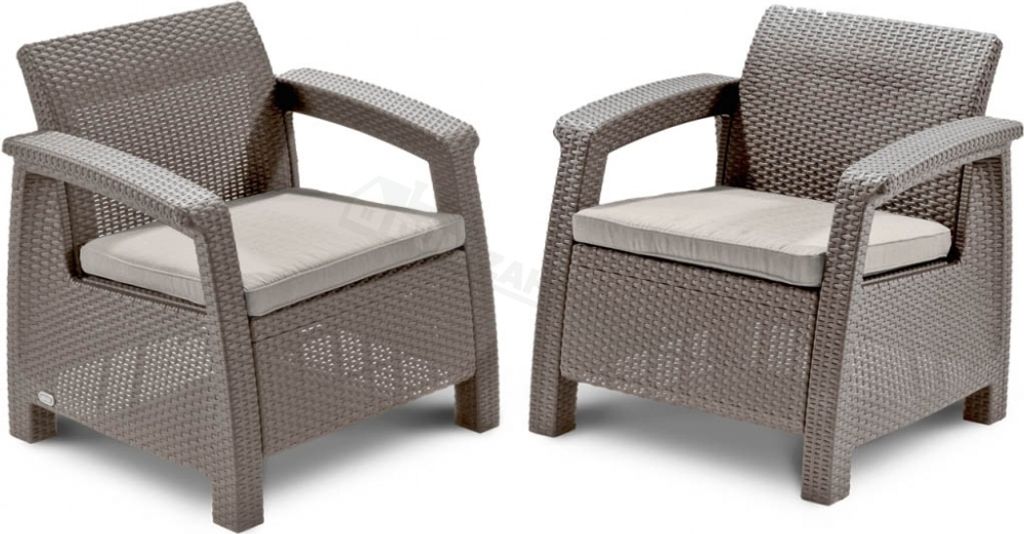 Set Tavolino e due sedie da Giardino modello Bistrot