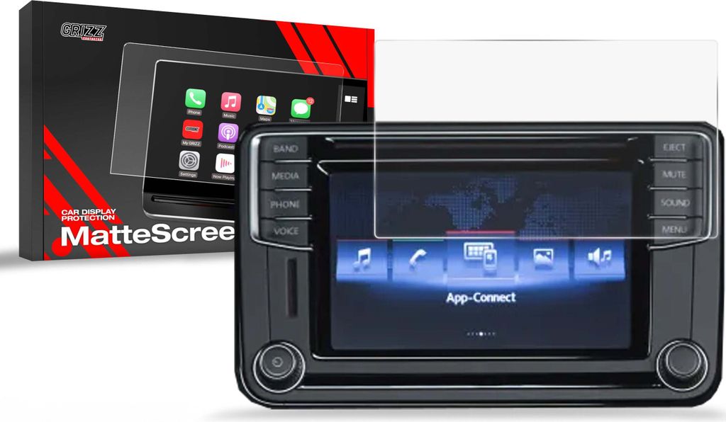Matte Autodisplayfolie für Volkswagen Scirocco (2015-2018), Grizz Protector