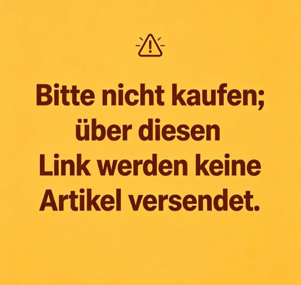 Bitte kaufen Sie diesen Artikel nicht.Bitte kaufen Sie Produktbild 