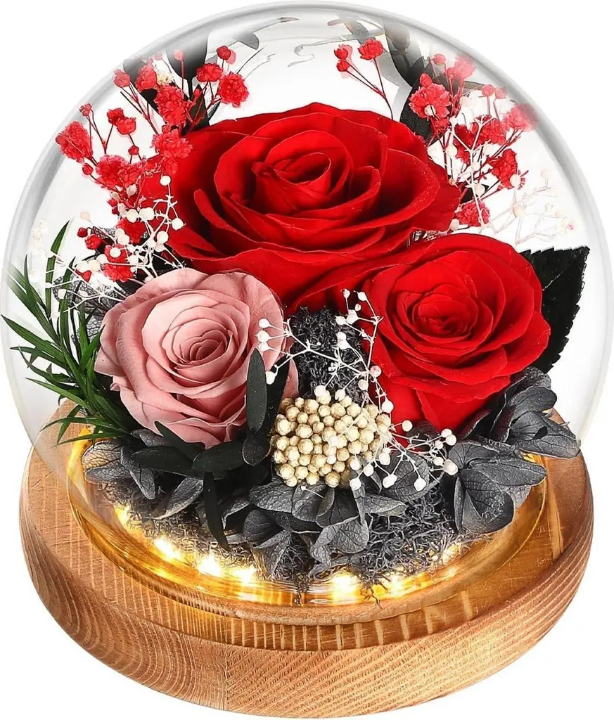 Migliore Rosa Eterna in Vetro: Recensione e Vendita Regalo Donna