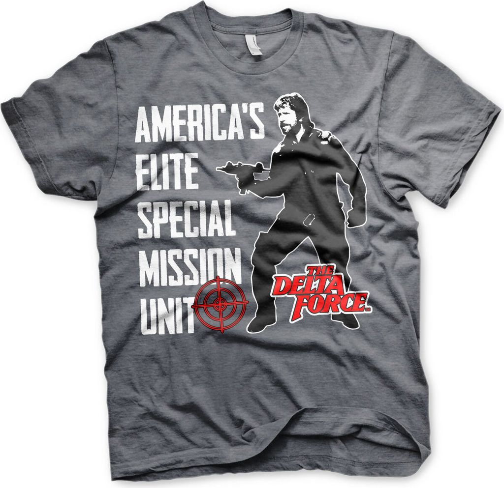Delta Force - America's Elite Special Mission Unit T-Shirt - XX-Large - Dark-Heather