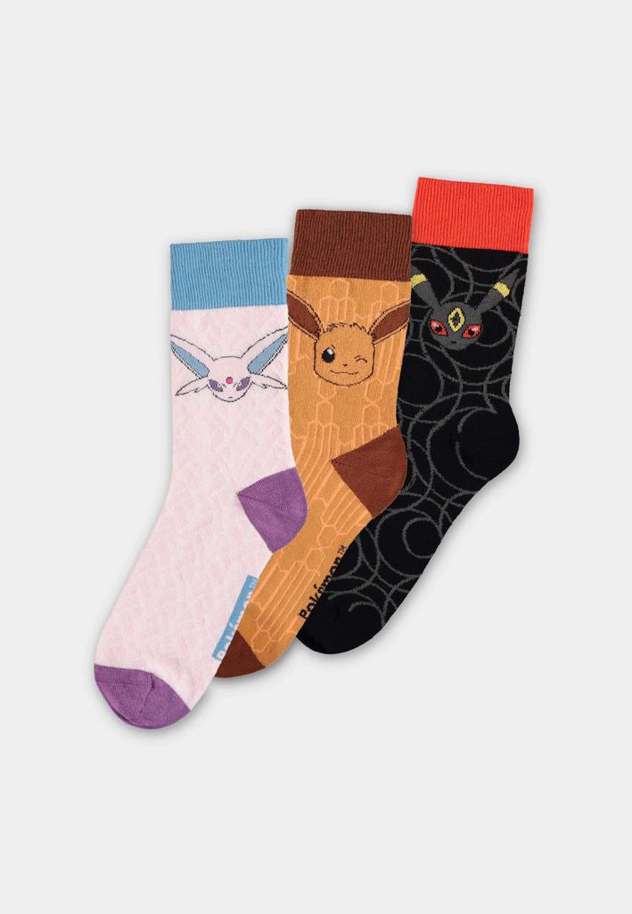 Pokémon Socken 3er-Pack Evoli Evolution 2.0 35-38