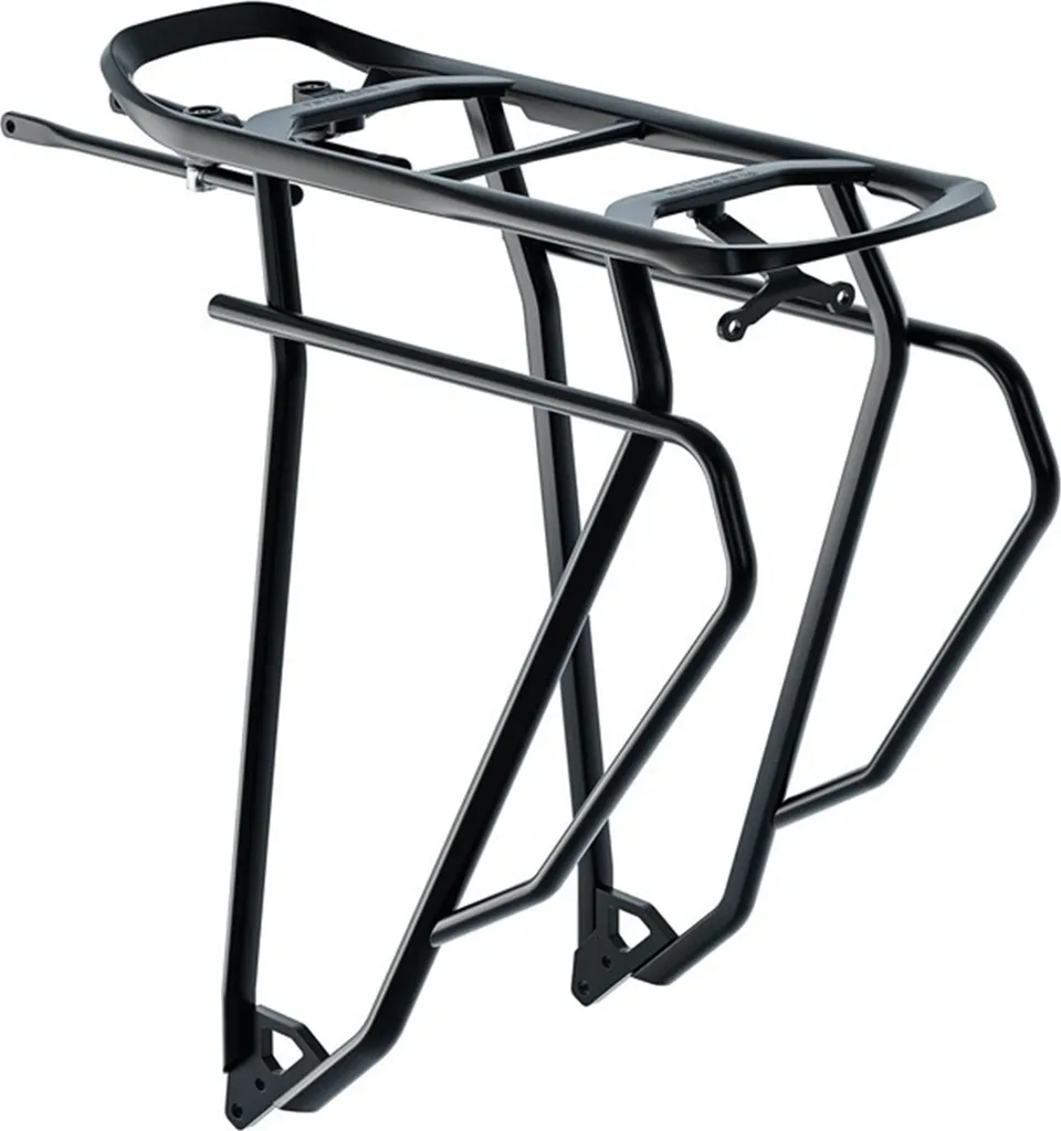 Porte-bagages Léger 770g Racktime Boostit 2.0 Tour 29" Aluminium Noir