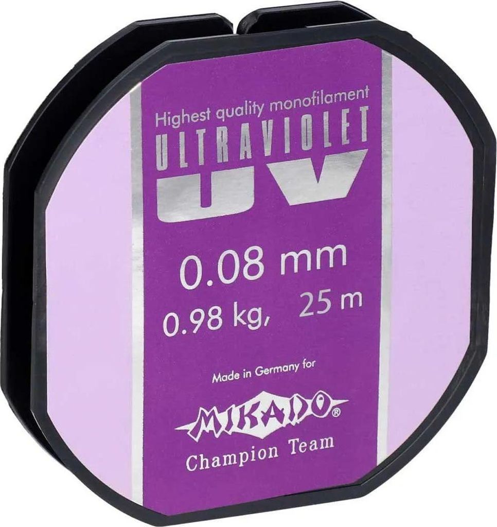 Mikado Ultraviolet Monofile Schnüre 25 M Durchsichtig 0.140 mm Durchsichtig 0.140 mm