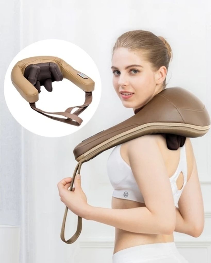 Shiatsu Nackenmassagegerät mit Wärme, mit 5D-Massage von tiefem Gewebe ZENET ZET-759