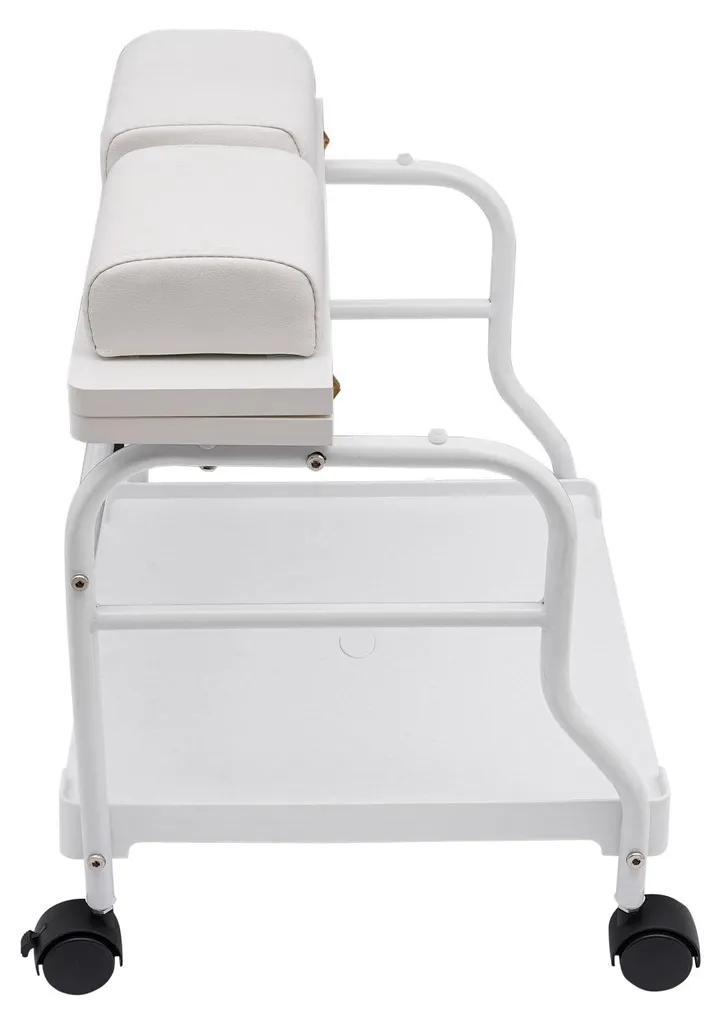 Chariot de pédicure blanc design compact et construction haute résistance - 4