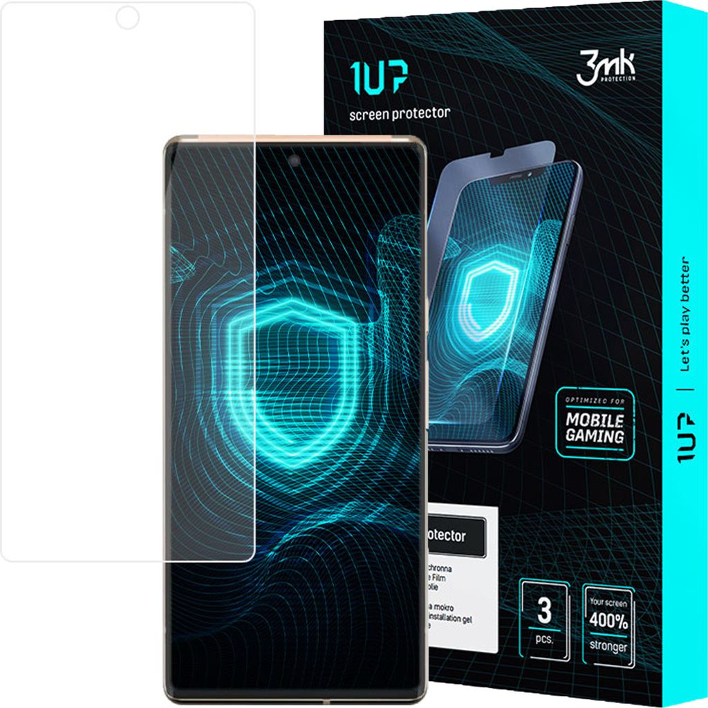 3mk Display Schutzfolie 1UP für Google Pixel 6 Pro 5G transparent Gaming (3 Stück)