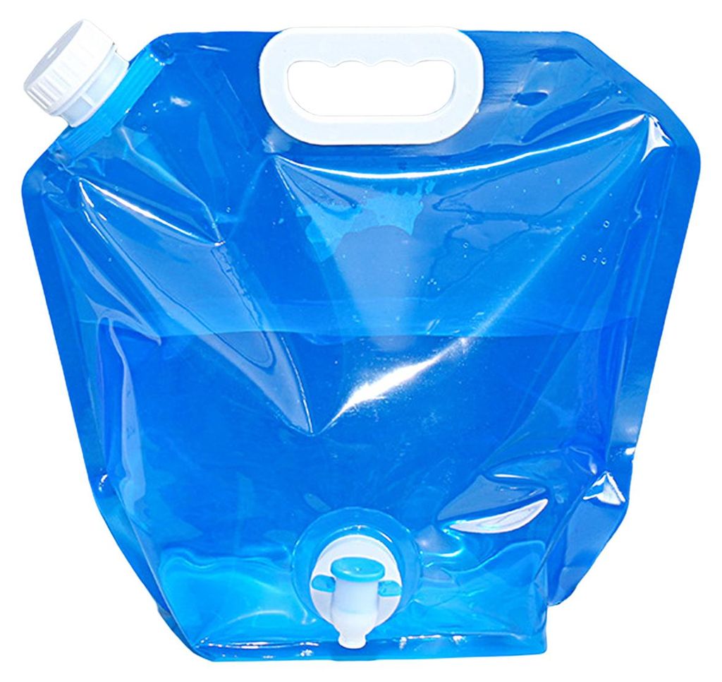 5L/10L Faltbarer Wasserbeutel, auslaufsicher, großes Fassungsvermögen, Kunststoff, leicht zu befüllen, faltbarer Wasserbehälter für Camping