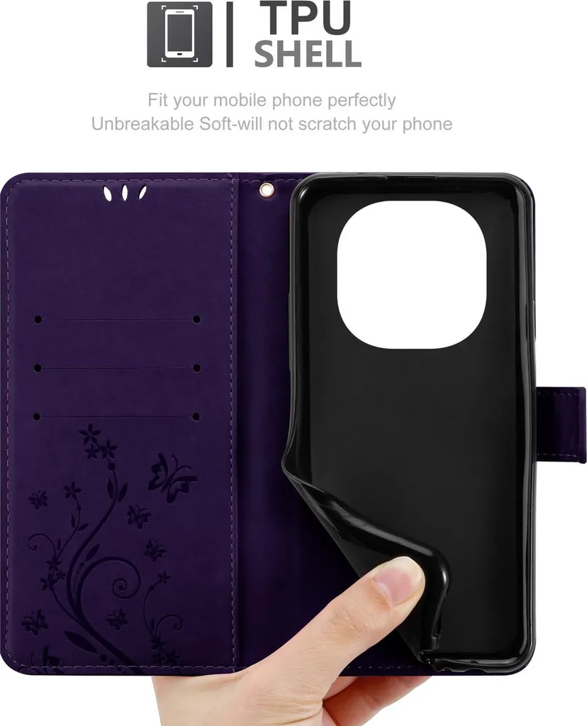 Protezione Xiaomi Redmi Note 14 Pro 4G Cadorabo Wallet Case - 5