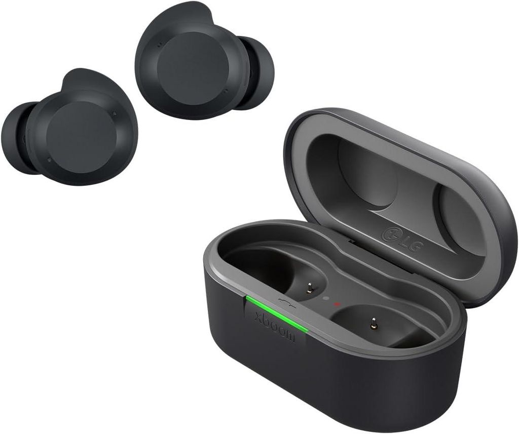 LG XBoom Buds Plus by will.i.am – In-Ear Bluetooth Kopfhörer, Graphen-Treiber, ANC, Auracast, AI Sound, Touch-Steuerung, 30 Std. Akku, IPX4