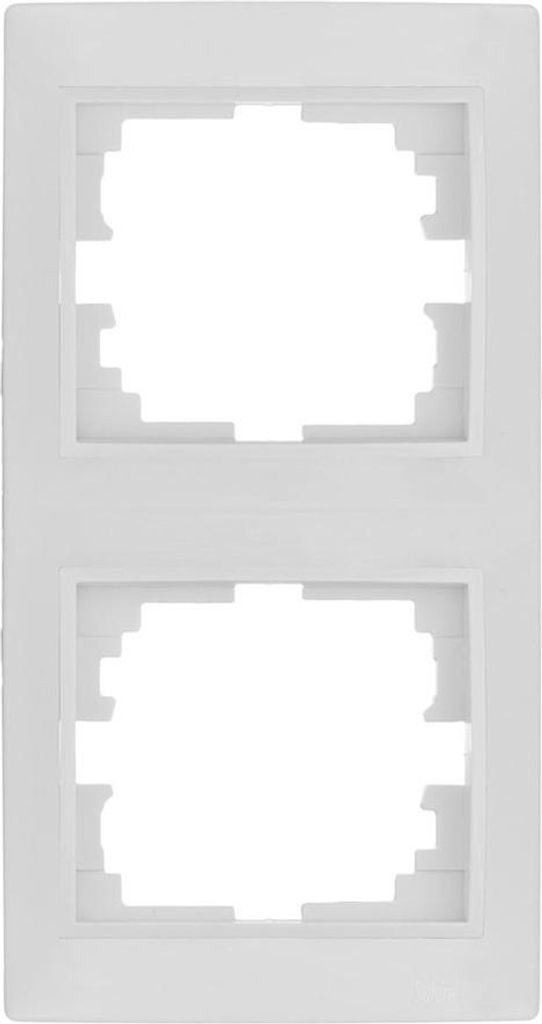 Vertikaler Rahmen für 2 Elemente Weiß 81x154x10mm S.europa Solera Erp62u