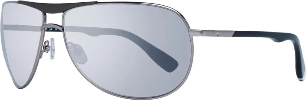 Lunettes de soleil Web WE0273 14C 66 - Monture Argent et Verres Gris