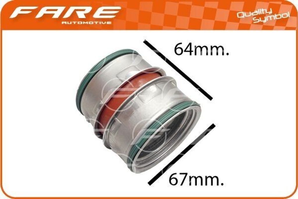 FARE SA 13215 Turbo Ladeluftschlauch für VW Golf IV Schrägheck (1J1) Golf IV Variant (1J5) Bora Limousine (1J2) Bora Variant (1J6) für AUDI für...