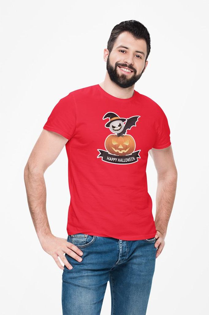 D&B Uni Polo ST00259 Halloween Rot-Größe 4XL