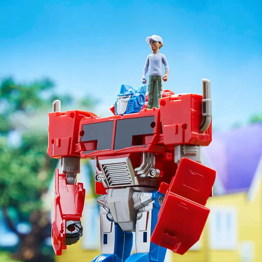 Pack Transformers EarthSpark Optimus Prime 20cm : Jeu et Collection