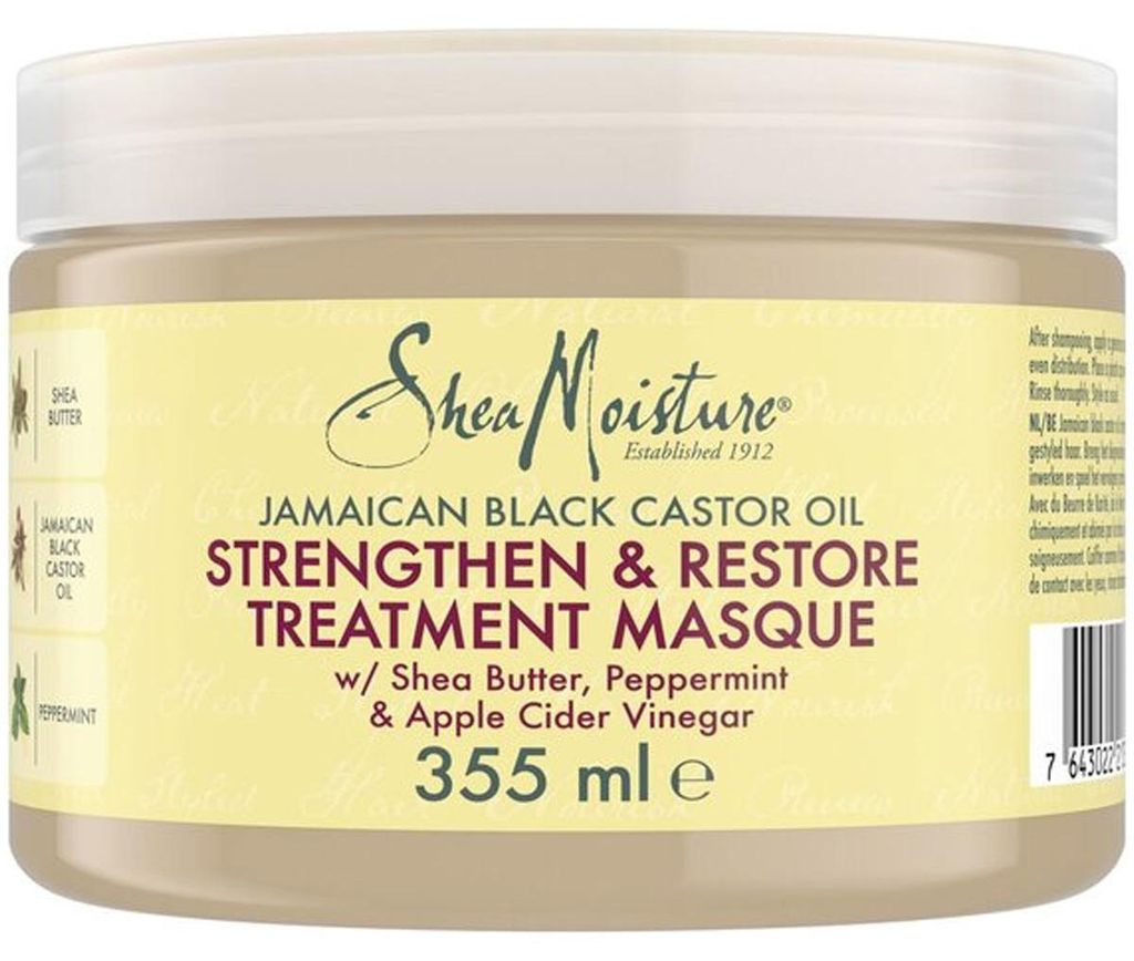 Shea Moisture - Jamaican Black Castor Oil S&R Masker - 355 Productafbeelding  AI-gegenereerde afbeelding