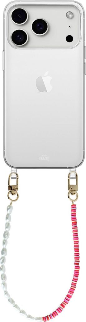 iPhone 17 Pro - Island Girl Transparant Cord Case - Short Cord