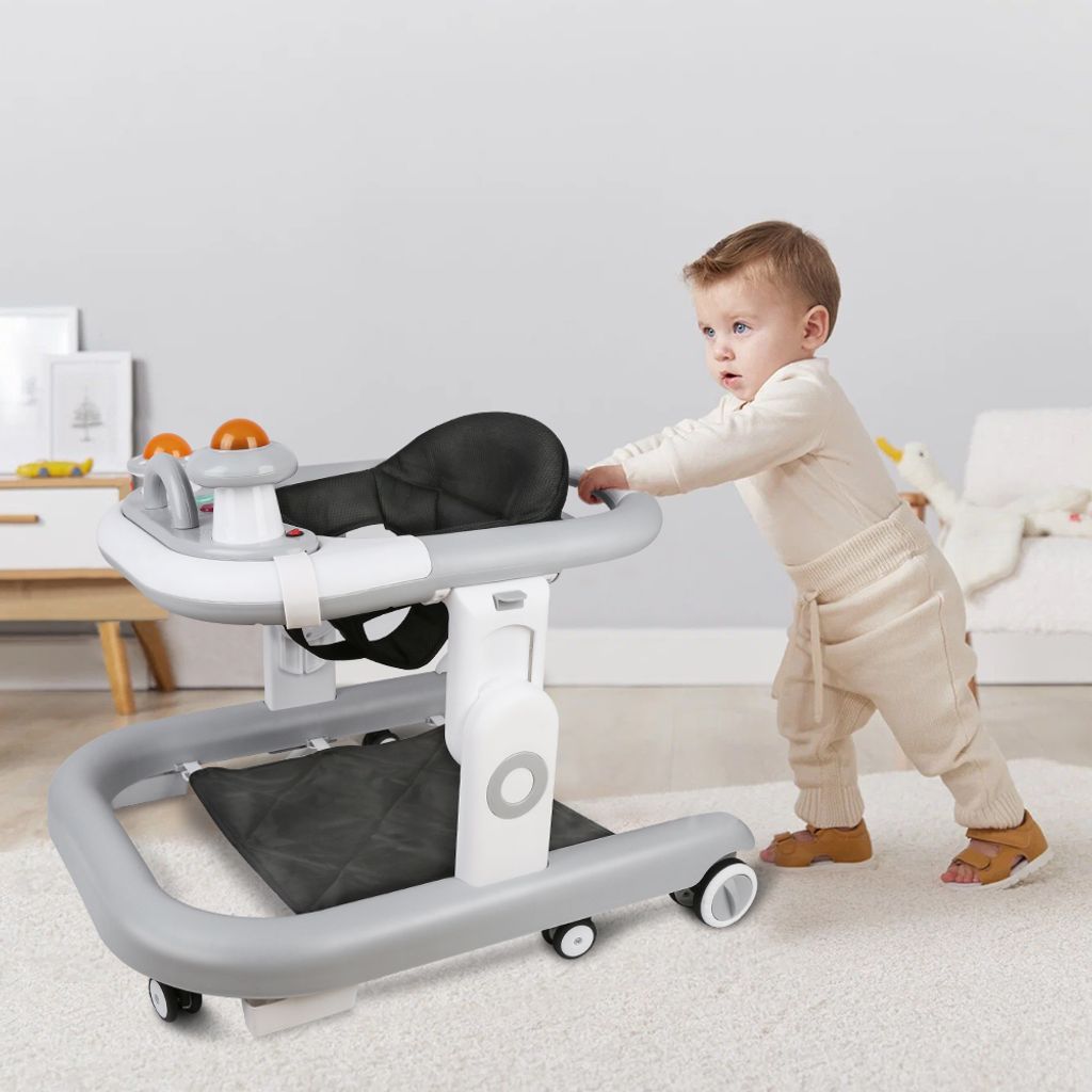 3 in1 Klappbar Lauflernhilfe Babywalker Spiel- und Produktbild 