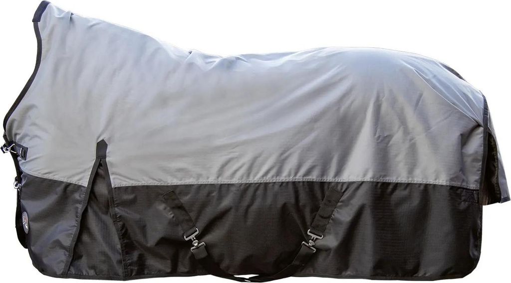 HKM High-Neck-Decke Edmonton 1680D 300g - grau/schwarz, 115