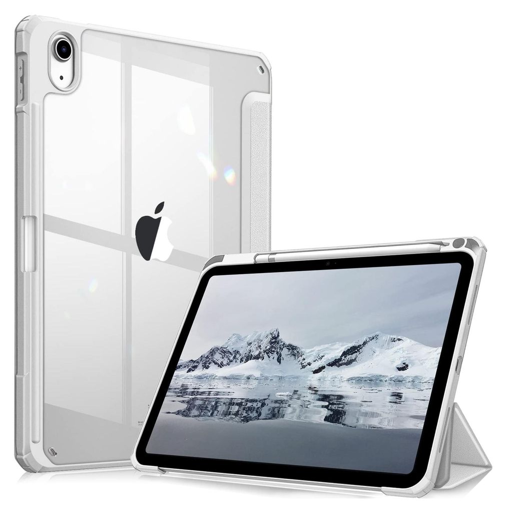 Fintie Hybrid Hülle für iPad (A16) 11 Generation 11 Zoll 2025, iPad 10 Generation 10.9 Zoll 2022 mit Stifthalter - Stoßfeste Schutzhülle mit tr...