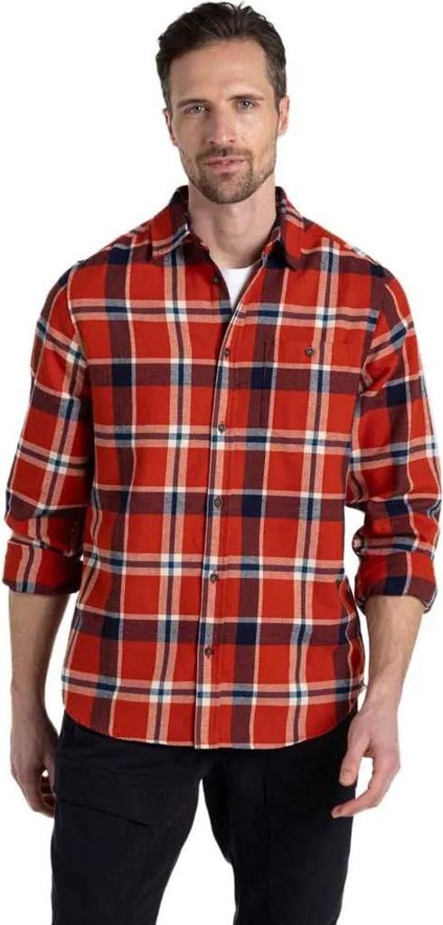 Craghoppers - Gage LS Shirt Flannel Hemd mit langen Ärmel, blau