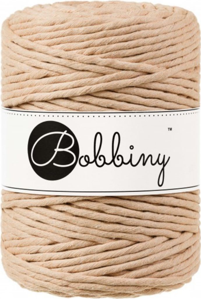 Bobbiny Macramee-Kordel 5mm 100m Biscuit