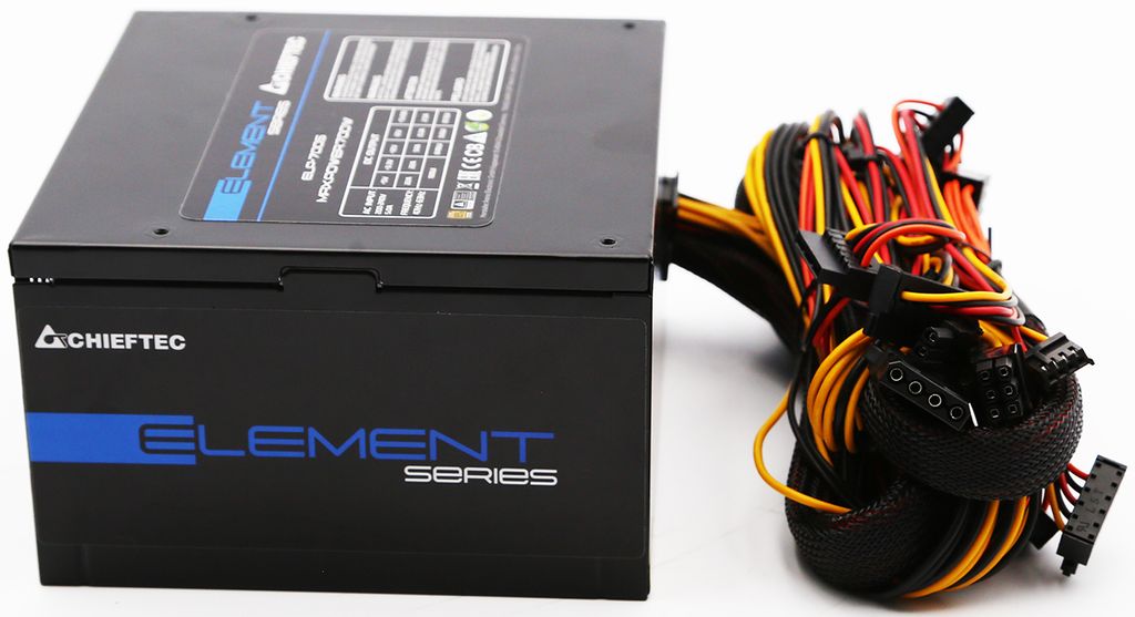 CHIEFTEC Chieftec ELP-700S Netzgerät 700 W 20+4 pin ATX PS/2 Schwarz