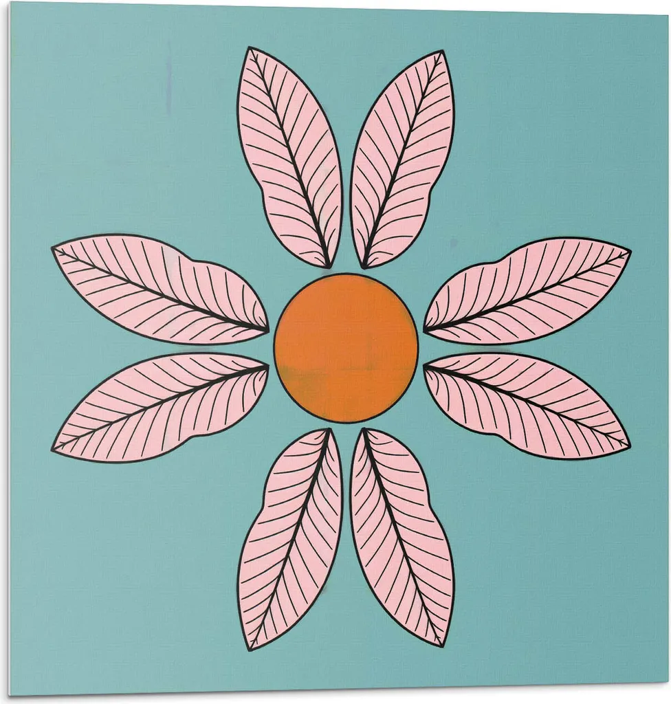 Smart Decor: Piastrelle Adesive 20x20 Fiore Sole - Pannelli PVC - 1