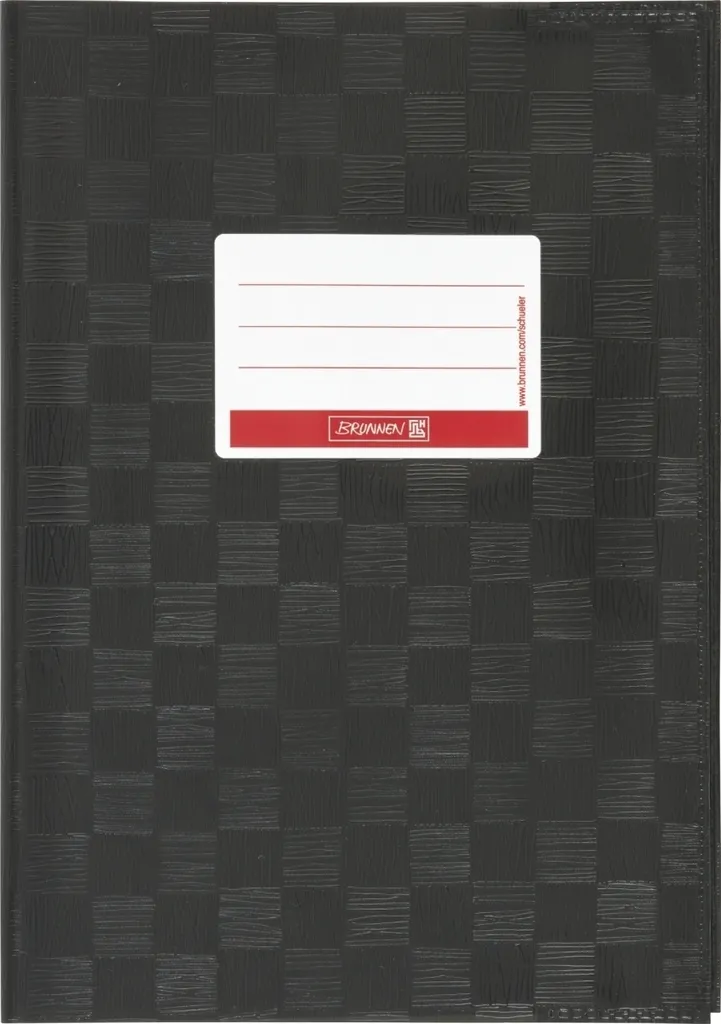 BRUNNEN 104052590 Protège-cahier A5 Noir Robuste - Lot de 25 Pièces