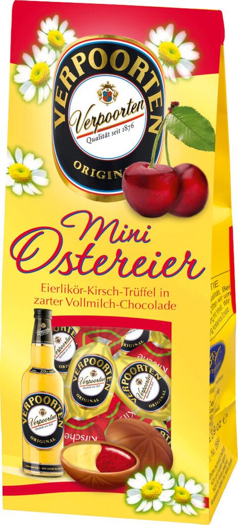 Verpoorten Eierlikör Pralinen Mini Ostereier Kirsch Trüffel 110g