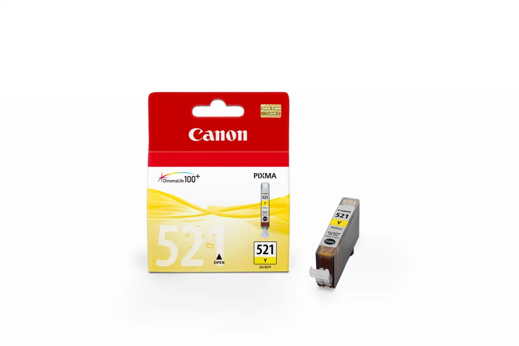 Cartuccia Originale Canon CLI-521 Y | Inchiostro Giallo Alta Qualità