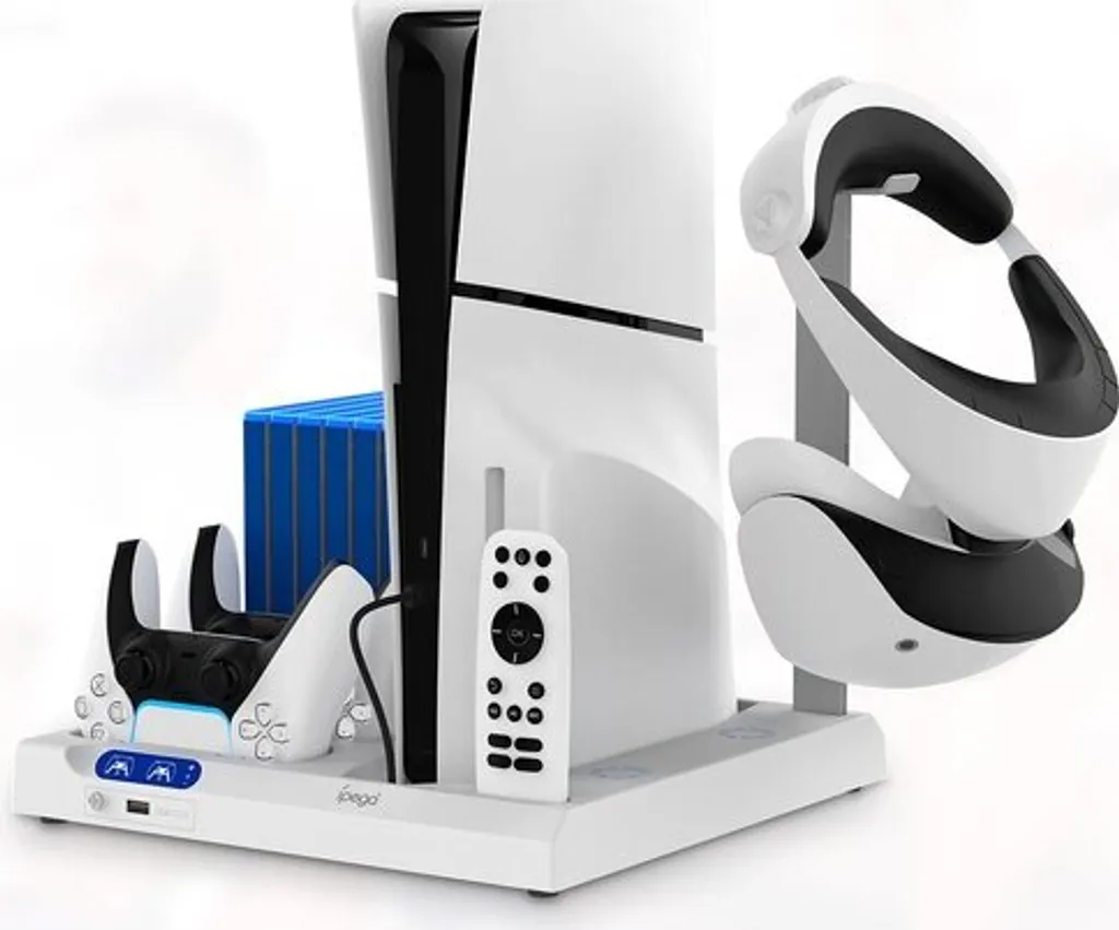 Évitez la Surchauffe PS5 avec ce Support de Charge iPega pour Manettes Noir - 2